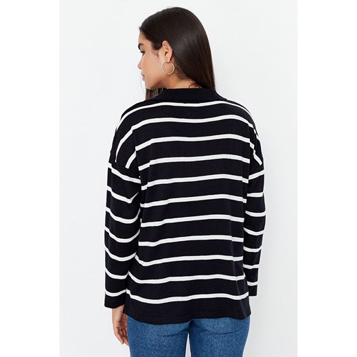 trendyol Sweter w kolorze czarno-białym Trendyol M Limango Polska okazyjna cena