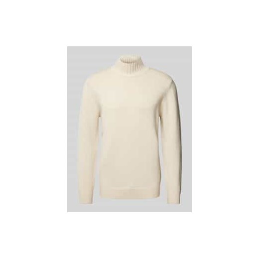 Sweter z dzianiny z prążkowanymi wykończeniami ze sklepu Peek&Cloppenburg  w kategorii Swetry męskie - zdjęcie 178175685