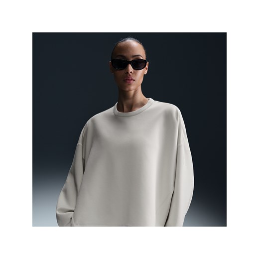 Damska bluza o kroju oversize z półokrągłym dekoltem Dri-FIT Nike 24.7 Nike XXL (EU 52-54) Nike poland