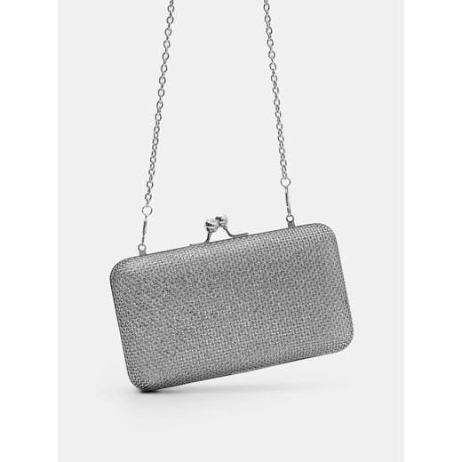 Mohito - Srebrna torebka z łańcuszkiem - srebrny Mohito ONE SIZE Mohito