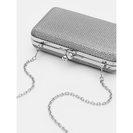 Mohito - Srebrna torebka z łańcuszkiem - srebrny Mohito ONE SIZE Mohito