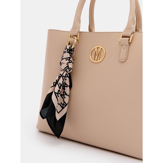 Mohito - Beżowa torebka city bag - beżowy Mohito ONE SIZE Mohito