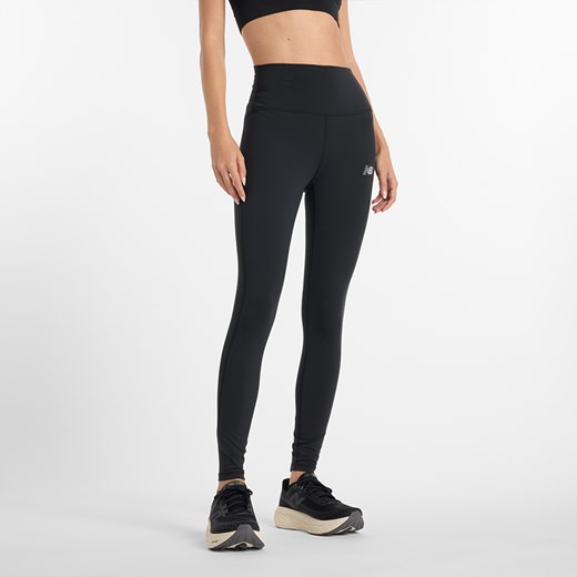 Legginsy damskie New Balance WP51237BK – czarne ze sklepu New Balance Poland w kategorii Spodnie damskie - zdjęcie 178182965