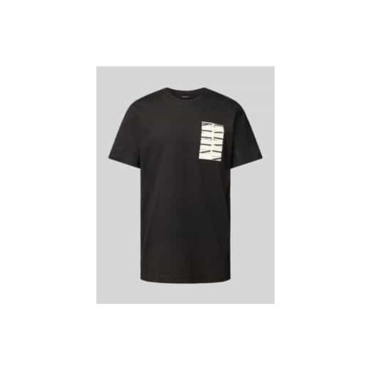 T-shirt z nadrukiem z logo ze sklepu Peek&Cloppenburg  w kategorii T-shirty męskie - zdjęcie 178183436