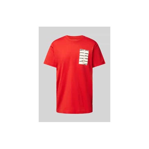 T-shirt z nadrukiem z logo ze sklepu Peek&Cloppenburg  w kategorii T-shirty męskie - zdjęcie 178183468