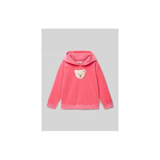 Bluza z kapturem z naszywką z logo ze sklepu Peek&Cloppenburg  w kategorii Bluzy dziewczęce - zdjęcie 178183506