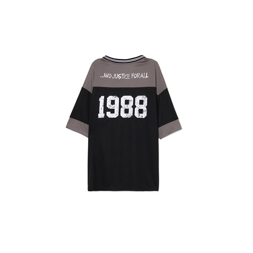 Cropp - Koszulka w sportowym stylu z Metallicą - czarny Cropp XS Cropp