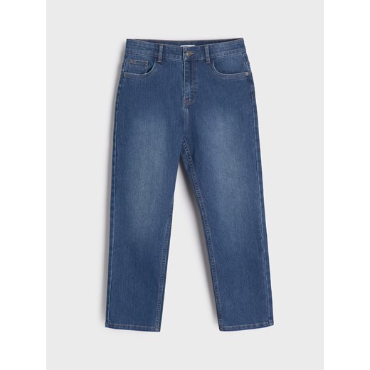 Sinsay - Jeansy Relaxed Tapered Fit - granatowy Sinsay 140 Sinsay