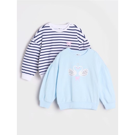 Sinsay - Bluzy 2 pack - wielobarwny Sinsay 98 Sinsay