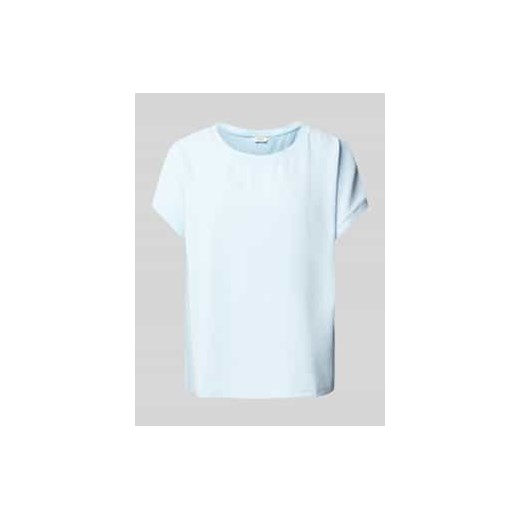 T-shirt z mieszanki wiskozy z okrągłym dekoltem model ‘Panyax’ ze sklepu Peek&Cloppenburg  w kategorii Bluzki damskie - zdjęcie 178187525