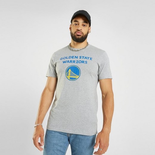 NEW ERA T-SHIRT SS NBA LOGO GOLDEN STATE WARRIORS LIGHT GREY ze sklepu JD Sports  w kategorii T-shirty męskie - zdjęcie 178188336