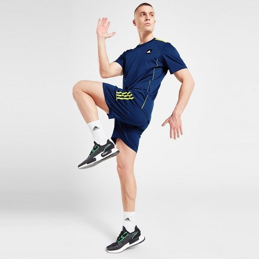 ADIDAS SZORTY MATCH SHT MYS BLU/VOLT SHORTS ze sklepu JD Sports  w kategorii Spodenki męskie - zdjęcie 178189429