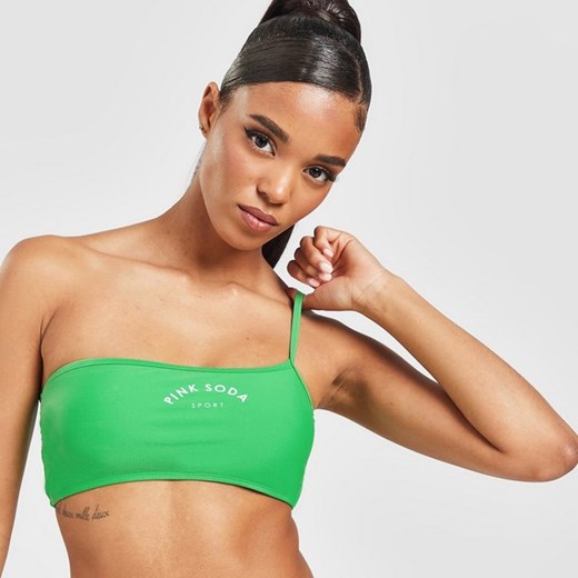 PINK SODA STRÓJ KĄPIELOWY MIAMI BIKINI TOP GRN ze sklepu JD Sports  w kategorii Stroje kąpielowe - zdjęcie 178189567