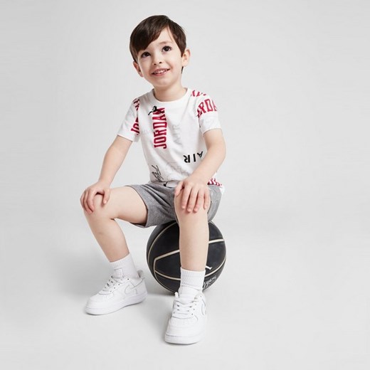 JORDAN KOMPLET AOP T/SHT WHT/GRY ze sklepu JD Sports  w kategorii T-shirty chłopięce - zdjęcie 178189975