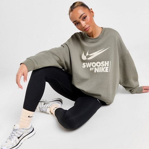 NIKE BLUZA W NSW FLC OS CREW GLS GYM LIFE ze sklepu JD Sports  w kategorii Bluzy damskie - zdjęcie 178190195