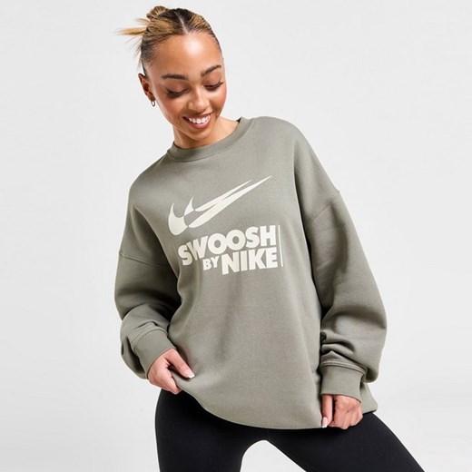 NIKE BLUZA W NSW FLC OS CREW GLS GYM LIFE Nike L okazja JD Sports