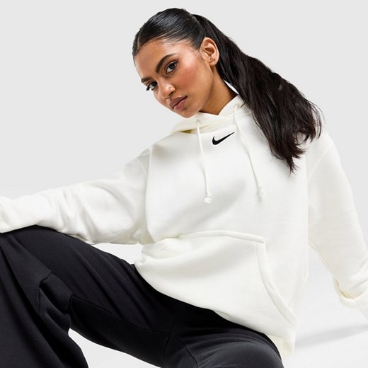 NIKE BLUZA Z KAPTUREM W NSW PHNX FLC OS CREW ze sklepu JD Sports  w kategorii Bluzy damskie - zdjęcie 178190209