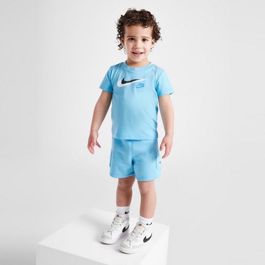 NIKE KOMPLET DBL SWSH TEE/SHT BLU B ze sklepu JD Sports  w kategorii Komplety chłopięce - zdjęcie 178190375
