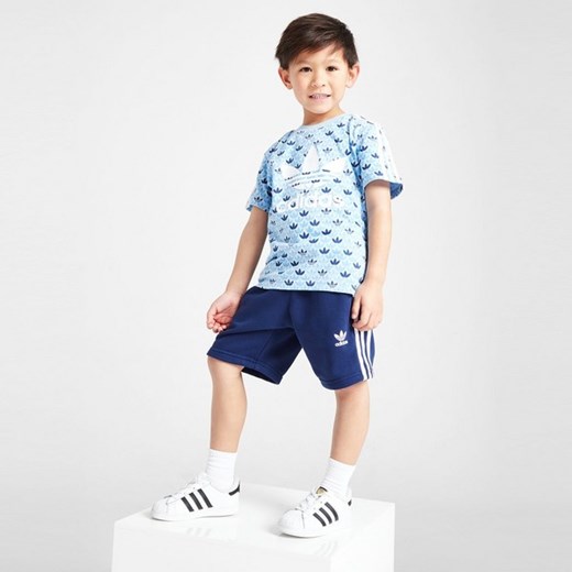 ADIDAS KOMPLET MONO AOP TEE BLU B ze sklepu JD Sports  w kategorii Komplety chłopięce - zdjęcie 178190727