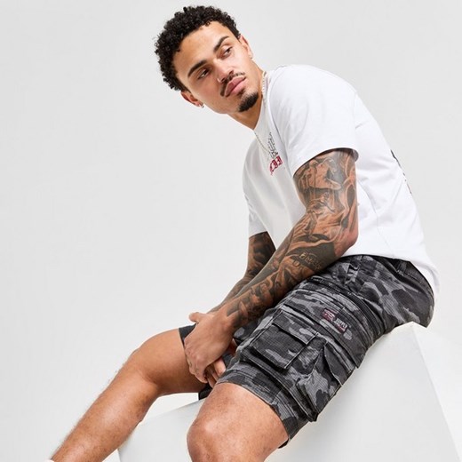SUPPLY&amp;DEMAND SZORTY OMEGA SHT GRY ze sklepu JD Sports  w kategorii Spodenki męskie - zdjęcie 178190929