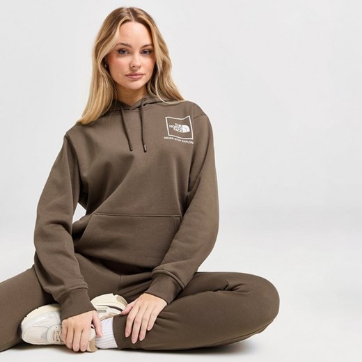 THE NORTH FACE BLUZA Z KAPTUREM $OUTLINE BRN/WH ze sklepu JD Sports  w kategorii Bluzy damskie - zdjęcie 178191245
