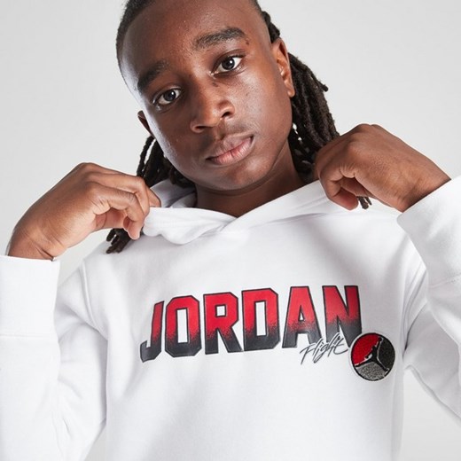 JORDAN BLUZA Z KAPTUREM COLG PATCH OH WHT/RD B ze sklepu JD Sports  w kategorii Bluzy chłopięce - zdjęcie 178191367