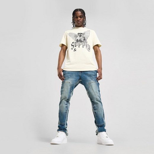 SUPPLY&amp;DEMAND T-SHIRT FALLEN TEE CRM ze sklepu JD Sports  w kategorii T-shirty męskie - zdjęcie 178191415