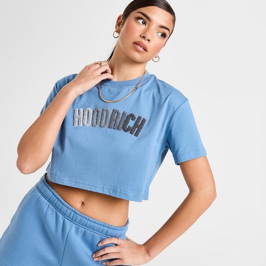 HOODRICH T-SHIRT KRAZE CRP T BLUE ze sklepu JD Sports  w kategorii Bluzki damskie - zdjęcie 178191425