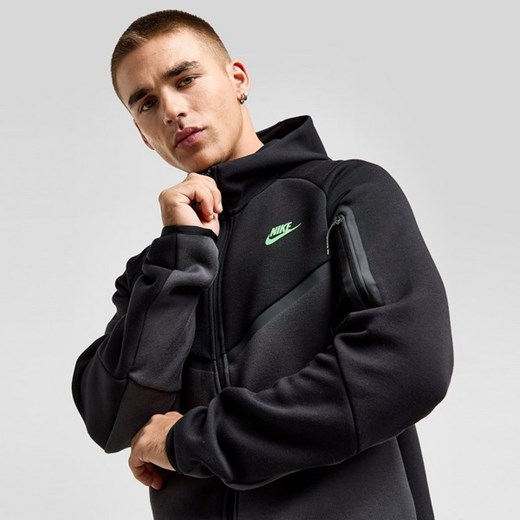 NIKE BLUZA Z KAPTUREM M NK TCH FLC FZ WR HOODIE ze sklepu JD Sports  w kategorii Bluzy męskie - zdjęcie 178191757