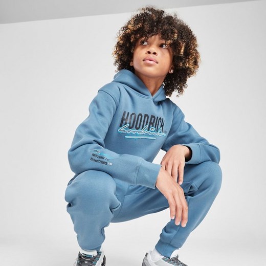 HOODRICH BLUZA Z KAPTUREM SPLATTER HD BLUE ze sklepu JD Sports  w kategorii Bluzy chłopięce - zdjęcie 178191917