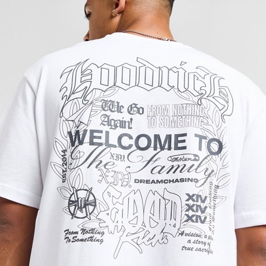HOODRICH T-SHIRT ASPHALT TEE WHT ze sklepu JD Sports  w kategorii T-shirty męskie - zdjęcie 178192029