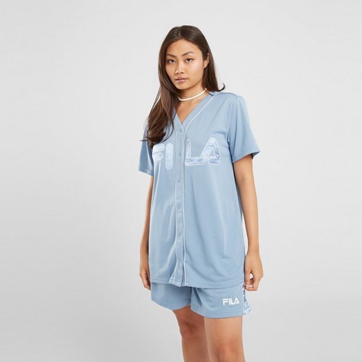 FILA KOSZULA CHIARA BB SHRT BLU ze sklepu JD Sports  w kategorii Koszule damskie - zdjęcie 178193328