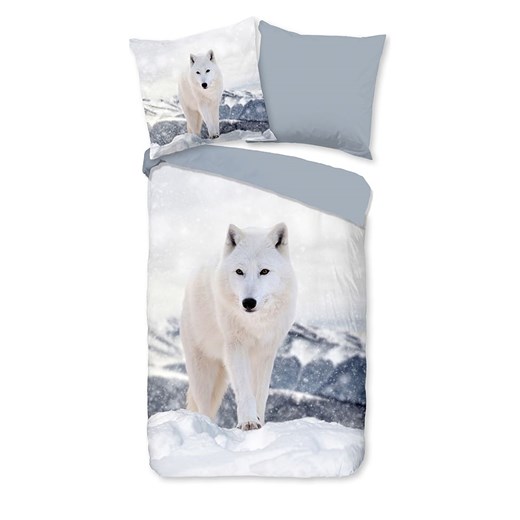 Pure Komplet pościeli &quot;White Fox&quot; w kolorze biało-niebieskim z mikrofibry ze sklepu Limango Polska w kategorii Pościele - zdjęcie 178194357