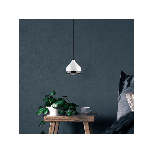 ABERTO DESIGN Lampa wisząca w kolorze białym - Ø 17 cm ze sklepu Limango Polska w kategorii Lampy wiszące - zdjęcie 178194369