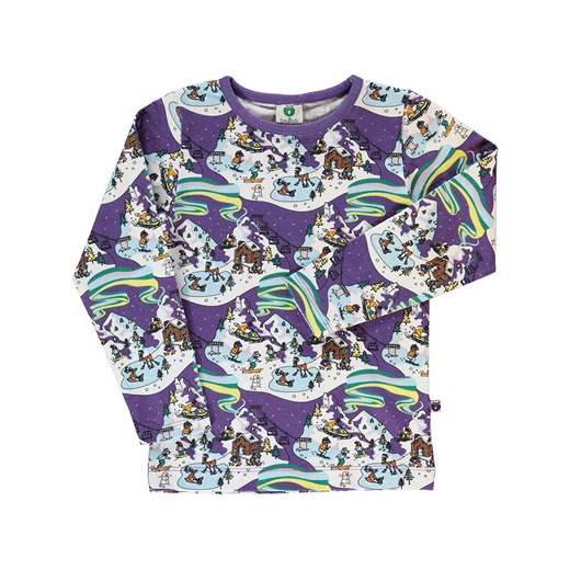 Småfolk Koszulka w kolorze fioletowym ze wzorem ze sklepu Limango Polska w kategorii T-shirty chłopięce - zdjęcie 178194827