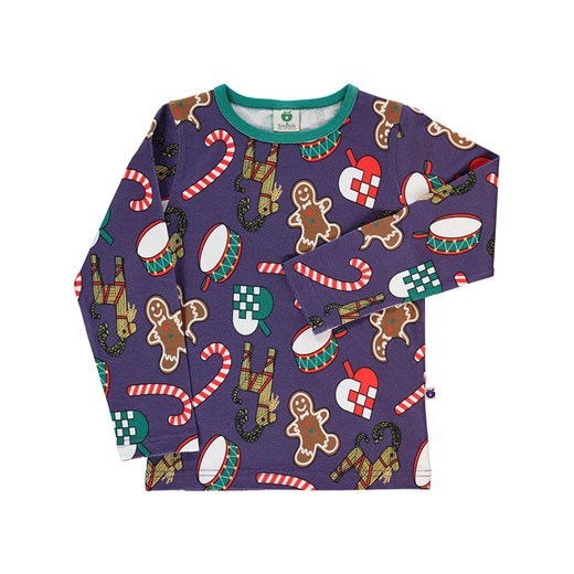Småfolk Koszulka w kolorze fioletowym ze wzorem ze sklepu Limango Polska w kategorii T-shirty chłopięce - zdjęcie 178196526