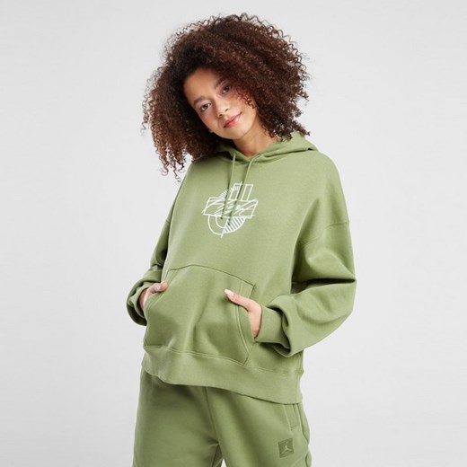 JORDAN BLUZA Z KAPTUREM W J BRKLN FLC PO GFX ze sklepu JD Sports  w kategorii Bluzy damskie - zdjęcie 178197237