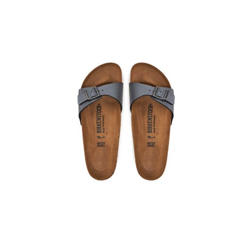 Klapki damskie BIRKENSTOCK casual bez zapięcia na płaskiej podeszwie