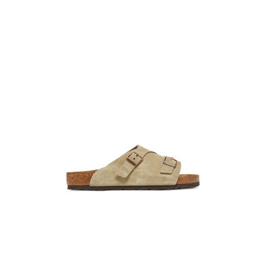 Birkenstock Klapki Zürich 50461 Brązowy ze sklepu MODIVO w kategorii Klapki męskie - zdjęcie 178199456