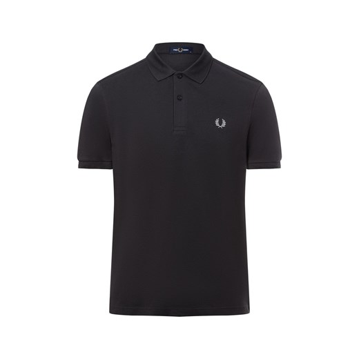 Fred Perry Męska koszulka polo Mężczyźni Bawełna antracytowy jednolity ze sklepu vangraaf w kategorii T-shirty męskie - zdjęcie 178202565