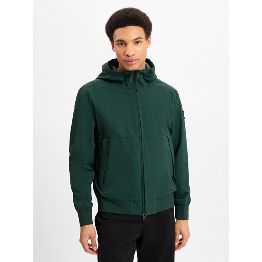 BOSS Orange Męska kurtka funkcjonalna - Oloco Mężczyźni Sztuczne włókno jodłowy jednolity ze sklepu vangraaf w kategorii Kurtki męskie - zdjęcie 178202605