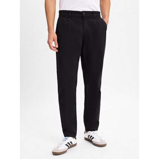 BOSS Orange BOSS - Dżinsy Mężczyźni Bawełna czarny jednolity 36-32 wyprzedaż vangraaf