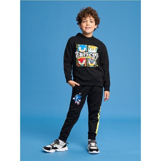 Sinsay - Bluza z kapturem Sonic - czarny ze sklepu Sinsay w kategorii Bluzy chłopięce - zdjęcie 178204506
