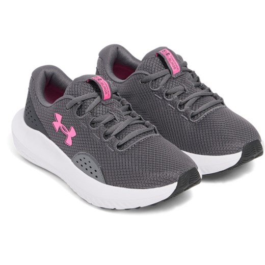 Damskie buty do biegania Under Armour UA W Charged Surge 4 - szare ze sklepu Sportstylestory.com w kategorii Buty sportowe damskie - zdjęcie 178205017
