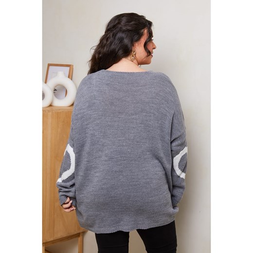 Curvy Lady Sweter w kolorze szarym Curvy Lady 40/42 okazja Limango Polska