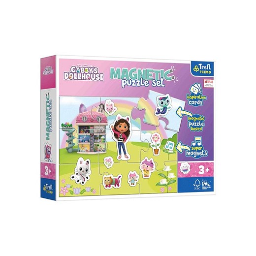 Trefl Puzzle magnetyczne &quot;Gabby&apos;s Dollhouse&quot; - 3+ ze sklepu Limango Polska w kategorii Puzzle - zdjęcie 178205956