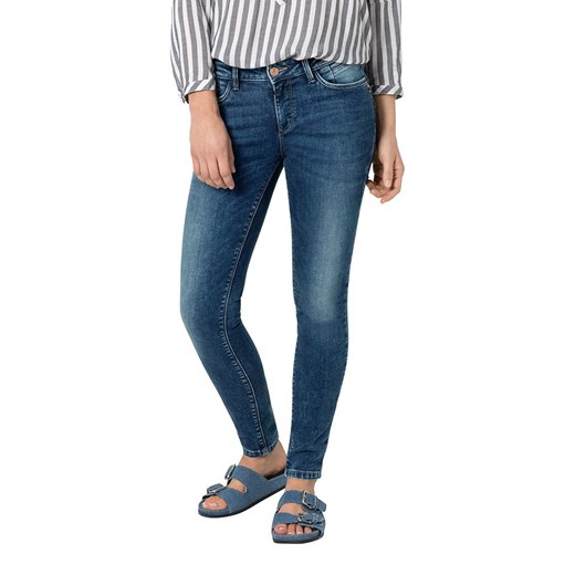 Timezone Dżinsy &quot;Sanya&quot; - Skinny fit - w kolorze granatowym ze sklepu Limango Polska w kategorii Jeansy damskie - zdjęcie 178206055