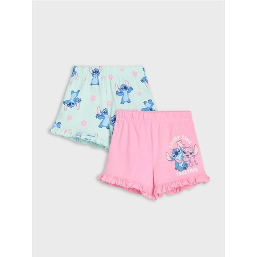 Sinsay - Szorty 2 pack Stitch - niebieski ze sklepu Sinsay w kategorii Spodenki niemowlęce - zdjęcie 178208765