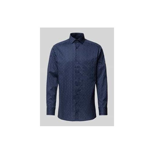 Koszula biznesowa o kroju Modern Fit z kołnierzykiem typu kent ze sklepu Peek&Cloppenburg  w kategorii Koszule męskie - zdjęcie 178209069