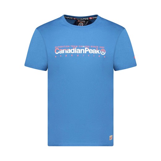 Canadian Peak Koszulka &quot;Jopeakeak&quot; w kolorze niebieskim ze sklepu Limango Polska w kategorii T-shirty męskie - zdjęcie 178211575